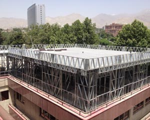 ساختمان پیش ساخته LSF – تهران – دانشگاه شهید بهشتی